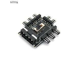 PC 1 to 8 4Pin Molex Cooler Cooling Fan Hub Splitter Cable PWM 3Pin Power Supply Speed Controller Adapter For BTC Miner Mining PC 1 to 8 4Pin Molex Cooler Cooling Fan Hub Splitter Cable PWM 3Pin Power Supply Speed Controller Adapter For BTC Miner Mining
