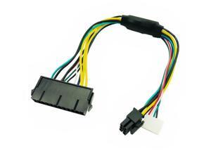 ATX 24pin to Motherboard 2-ports 6pin Adapter PSU Power Supply Cable Cord for HP Z220 Z230 SFF Mainboard Server Workstation 30cm ATX 24pin to Motherboard 2-ports 6pin Adapter PSU Power Supply Cable Cord for HP Z220 Z230 SFF Mainboard Server Workstation 30cm