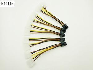 5PCS SATA Power Cable PCI-E 6Pin Female to Molex 4pin x2 Splitter Power PCI Express Extension Cables 15CM for BTC Miner Mining 5PCS SATA Power Cable PCI-E 6Pin Female to Molex 4pin x2 Splitter Power PCI Express Extension Cables 15CM for BTC Miner Mining