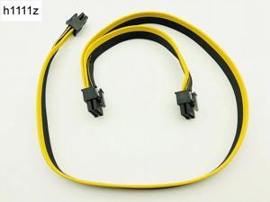 Modular PSU Power Supply Cables 6Pin to 6+2Pin Cable Graphics Card Module Line 6P to Dual 8p Splitter Ribbon Cable 18AWG 50+20cm Modular PSU Power Supply Cables 6Pin to 6+2Pin Cable Graphics Card Module Line 6P to Dual 8p Splitter Ribbon Cable 18AWG 50+20cm