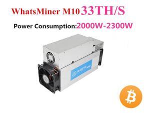 BTC BCH Miner Asic Bitcoin Miner WhatsMiner M10 33TH/S With Power Supply Better Than M3 Antminer S9 S9i S9j INNOSILICON T2T BTC BCH Miner Asic Bitcoin Miner WhatsMiner M10 33TH/S With Power Supply Better Than M3 Antminer S9 S9i S9j INNOSILICON T2T