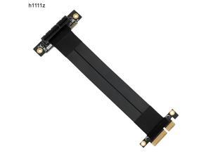 PCI Express Extension Cable Riser PCI-E X4 to X4 PCIE Extender Flexible Cable Adapter Riser Card PC Cable for Graphics Card 24cm