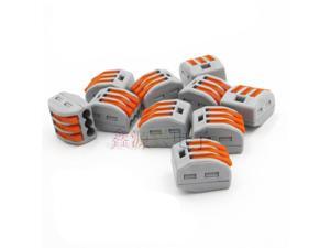 (100Pcs/lot) PCT-213 PCT213 WAGO 222-413 Universal Compact Wire Wiring Connectors 3 Pin conductor terminal block lever AWG 28-12 (100Pcs/lot) PCT-213 PCT213 WAGO 222-413 Universal Compact Wire Wiring Connectors 3 Pin conductor terminal block lever AWG 28-12