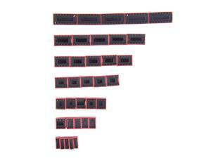 35x Dip Switch Kit 1 2 3 4 5 6 8 Way Toggle Switch Red Snap Switches Each CPUK