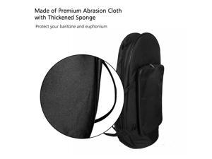 Euphonium Gig Bag Baritone Case with Straps Premium Abrasion Cloth Large Capacity Brass Instrument Accessories Euphonium Gig Bag Baritone Case with Straps Premium Abrasion Cloth Large Capacity Brass Instrument Accessories