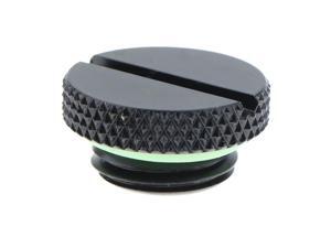 Black G1/4 Brass Thread Low Profile Plug for PC Water Cooling Plug Radiator Reservoir Cooler Computer Components Accessories Black G1/4 Brass Thread Low Profile Plug for PC Water Cooling Plug Radiator Reservoir Cooler Computer Components Accessories