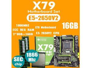 HUANANZHI X79 2.49 motherboard LGA2011 E5 2650 V2 CPU 2pcs x 8GB = 16GB DDR3 RAM 1866Mhz PC3 1490R PCI-E NVME M.2 SSD HUANANZHI X79 2.49 motherboard LGA2011 E5 2650 V2 CPU 2pcs x 8GB = 16GB DDR3 RAM 1866Mhz PC3 1490R PCI-E NVME M.2 SSD