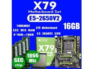HUANANZHI X79 motherboard LGA2011 ATX combos E5 2650 V2 CPU 4pcs x 4GB = 16GB DDR3 RAM 1866Mhz PC3 1490R PCI-E NVME M.2 SSD HUANANZHI X79 motherboard LGA2011 ATX combos E5 2650 V2 CPU 4pcs x 4GB = 16GB DDR3 RAM 1866Mhz PC3 1490R PCI-E NVME M.2 SSD