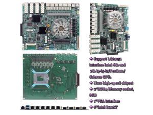 LGA1151 6th 7th PCU pfsense firewall motherboards H110 Chipset 6 ethernet ports mainboards 2* DDR4 8GB 4*USB LGA1151 6th 7th PCU pfsense firewall motherboards H110 Chipset 6 ethernet ports mainboards 2* DDR4 8GB 4*USB