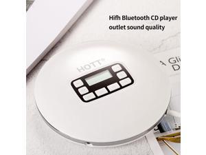 Anti Skip LED Display Portable Wireless Adults Bluetooth CD Player Listenning Music For Kids Headphone Jack Gift Students Home Anti Skip LED Display Portable Wireless Adults Bluetooth CD Player Listenning Music For Kids Headphone Jack Gift Students Home