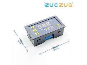 Relay Module DC 24V Multifunction Controller Cycle Timer Delay Time Switch Digital Dual display Relay Module 0~999 Relay Module DC 24V Multifunction Controller Cycle Timer Delay Time Switch Digital Dual display Relay Module 0~999