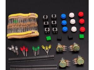 Component Kit (carbon film Resistor+LED+WTH148 Potentiometer) Super Electronic Component Kits Normal Parts Assorted set pack Component Kit (carbon film Resistor+LED+WTH148 Potentiometer) Super Electronic Component Kits Normal Parts Assorted set pack