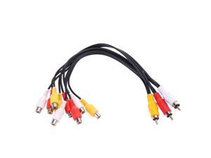 30cm 3 RCA Male to 9 RCA Female Composite Audio Video AV Cable Splitter for Hi-Fi Video DVD CD Player Mini Disc PVC Jacket Cable 30cm 3 RCA Male to 9 RCA Female Composite Audio Video AV Cable Splitter for Hi-Fi Video DVD CD Player Mini Disc PVC Jacket Cable