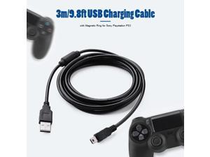 3m USB Charge Cable Cord Wire with Magnetic Ring USB Stable Safety Practical and Durability for Sony PS3 Wireless Controller 3m USB Charge Cable Cord Wire with Magnetic Ring USB Stable Safety Practical and Durability for Sony PS3 Wireless Controller