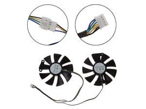 for 1pair HA9010H12SF-Z smart graphics dual fan 4-pin interface cooling fan 12V