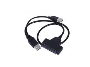 Walfront USB 2.0 to SATA 7+15Pin 22Pin Portable Cable Adapter for 2.5 inch HDD SSD Internal Computer Cables Walfront USB 2.0 to SATA 7+15Pin 22Pin Portable Cable Adapter for 2.5 inch HDD SSD Internal Computer Cables
