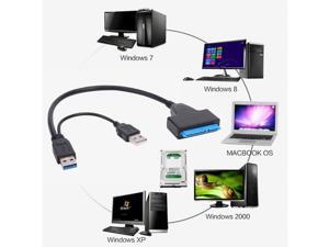 SATA to Dual USB3.0 High Speed Adapter Cable for External 2.5 inch SATA/HDD Computer Cables Connectors SATA Adapter Cable Newst SATA to Dual USB3.0 High Speed Adapter Cable for External 2.5 inch SATA/HDD Computer Cables Connectors SATA Adapter Cable Newst