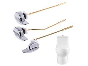 Chrome Finish Side Mount Toilet Flush Lever Toilet Tank Handle For Bathroom Type A/B/C Chrome Finish Side Mount Toilet Flush Lever Toilet Tank Handle For Bathroom Type A/B/C