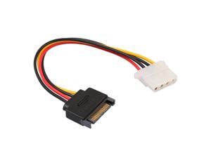 SATA 15pin Male to IDE Big 4pin Hard Disk Drive Power Cord Connector Cable SATA 15pin Male to IDE Big 4pin Hard Disk Drive Power Cord Connector Cable