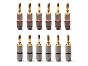 12pcs Gold Plated Musical Cable Banana Cable Plug Audio Speaker Connector Musical Speaker Cable Pin Connector 12pcs Gold Plated Musical Cable Banana Cable Plug Audio Speaker Connector Musical Speaker Cable Pin Connector