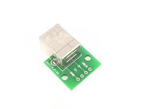 10pcs/lot USB-05 USB to DIP adapter board female head in line B type square interface printer connects data line 10pcs/lot USB-05 USB to DIP adapter board female head in line B type square interface printer connects data line
