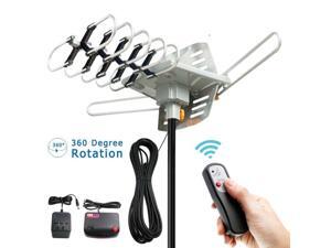 Free HDTV 1080P 150 Miles Outdoor TV Antenna Motorized Amplified Device 36dBi High Gain VHF UHF FM Aerial Signal Booster Free HDTV 1080P 150 Miles Outdoor TV Antenna Motorized Amplified Device 36dBi High Gain VHF UHF FM Aerial Signal Booster