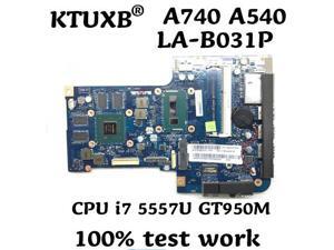 ZAA50/70 LA-B031P for Lenovo AIO A740 A540 all-in-one motherboard CPU i7 5557U GT950M 2G DDR3 100% test work ZAA50/70 LA-B031P for Lenovo AIO A740 A540 all-in-one motherboard CPU i7 5557U GT950M 2G DDR3 100% test work