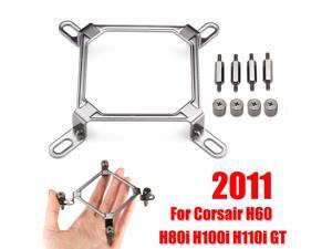 For Intel LGA 1150 1151 1155 2066 2011 CPU Water Cooler Mounting Bracket Hardware Kit For Corsair Hydro H60 H80i H100i H110i GT For Intel LGA 1150 1151 1155 2066 2011 CPU Water Cooler Mounting Bracket Hardware Kit For Corsair Hydro H60 H80i H100i H110i GT