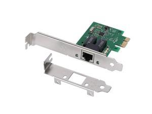 X-MEDIA Gigabit 10/100/1000Mbps Ethernet PCI Express (PCIe) Network LAN Adapter/Card for Desktop PC, includes Low Profile Bracket [XM-NA3800]