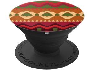 Native American Geometric Pattern PopSockets Grip and Stand for Phones and Tablets
