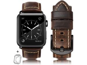 Compatible for Apple Watch Band 42mm 44mm Men,Top Grain Leather Band Replacement Strap iWatch Series 5/4/ 3/2/ 1,Sport, Edition. New Retro discoloured Leather (Retro Coffee+Black Buckle, 42mm44mm) Compatible for Apple Watch Band 42mm 44mm Men,Top Grain Leather Band Replacement Strap iWatch Series 5/4/ 3/2/ 1,Sport, Edition. New Retro discoloured Leather (Retro Coffee+Black Buckle, 42mm44mm)