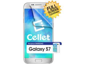 Cellet Screen Protector for Samsung Galaxy S7, High Density Polyurethane Screen Protector with Easy Applicator with Full Coverage for Samsung Galaxy S7