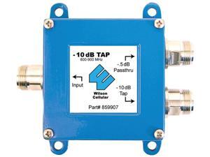 1 - 10dB Tap with 0.5dB Pass Thru with N Female Connectors, -10dB tap, 700MHz - 2,300MHz, 859907 1 - 10dB Tap with 0.5dB Pass Thru with N Female Connectors, -10dB tap, 700MHz - 2,300MHz, 859907