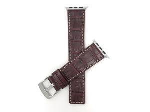 Bandini Replacement Watch Band for Apple Watch 38mm or 42mm Leather Many Colors Fits Series 1 2 3 and 4