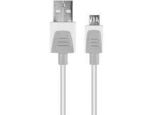 Performance Designed Products Energizer Micro USB Cable - Retail Packaging - White/Silver Performance Designed Products Energizer Micro USB Cable - Retail Packaging - White/Silver