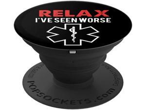 Red And Black Relax I've Seen Worse EMT EMS Paramedic Gift Red And Black Relax I've Seen Worse EMT EMS Paramedic Gift
