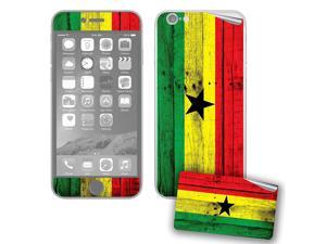 Skin / Decal for iPhone 6/6S with Flag of Ghana - Wood - Durable and long lasting Skin / Decal for iPhone 6/6S with Flag of Ghana - Wood - Durable and long lasting
