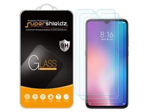 3 Pack Supershieldz for Xiaomi Mi 9 and Mi 9 Lite Tempered Glass Screen Protector Anti Scratch Bubble Free