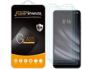 3 Pack Supershieldz for Xiaomi Mi 8 Lite Tempered Glass Screen Protector Anti Scratch Bubble Free