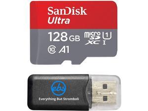 128Gb Ultra Micro Sdxc Memory Card Works With Samsung Galaxy Tab S4, J2 Pro, J7 Prime 2, A6, A6+, J6, J8 Cell Phone Uhs-I Class 10 100Mb/S Bundle With Everything But Stromboli Card Reader