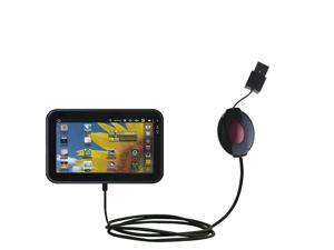 compact and retractable USB Power Port Ready charge cable designed for the Polaroid PTAB7XC and uses TipExchange
