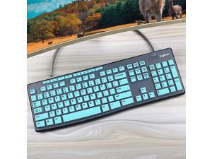 COSMOS Silicone Keyboard Cover Skin Protector for Logitech MK260 MK270 Keyboard