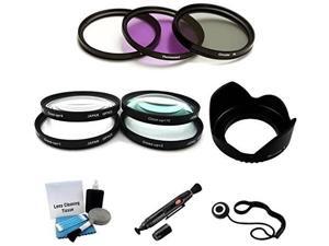 For The Sony DSLR-A380 Lens Cap Keeper 0.45x HD Wide Angle Lens w//Macro UltraPro Deluxe Lens Cleaning Kit Flower Tulip Lens Hood 55mm Essential Lens Kit Includes 2x Telephoto Lens A230 Digital SLR Cameras Which Have Any A330 Lens Cleaning Pen