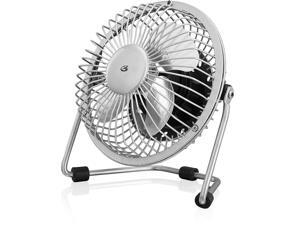 GPX Mini 4 Inch USB Personal Fan, Compatible with Computers, Laptops, Portable Chargers, Silver (AU25S) GPX Mini 4 Inch USB Personal Fan, Compatible with Computers, Laptops, Portable Chargers, Silver (AU25S)