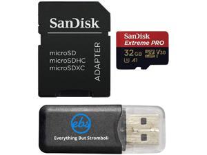 SDSDXPK-032G-ANCIN SanDisk 32GB SDHC SD Extreme Pro UHS-II Memory Card Works with Canon EOS M6 Mark II Everything But Stromboli 3.0 Card Reader EOS 90D Digital Camera 4K V30 1 Bundle with 