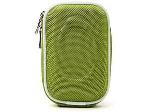 SD1400 Carbon Fiber Light Blue Carrying Case for Canon Power Shot ELPH 500 Series S95 SD970 SX230 Point and Shoot Digital Camera Tripod and Screen Protector SD4500