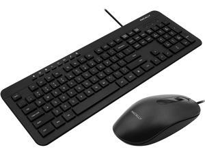 Macally USB Wired Keyboard and Mouse Combo Bundle for PC, Desktop Computer, Laptop, Notebook, ChromeBook - Ultra Slim Keyboard Mouse Combo Set, Compatible with Windows 10/8/7/Vista/XP, etc. Macally USB Wired Keyboard and Mouse Combo Bundle for PC, Desktop Computer, Laptop, Notebook, ChromeBook - Ultra Slim Keyboard Mouse Combo Set, Compatible with Windows 10/8/7/Vista/XP, etc.