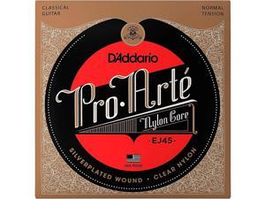 1set-D'Addario EJ45 Pro-Arte Classical Guitar Strings Normal Clear Nylon
