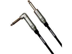 Mogami Silver Series Guitar Cable Straight to Right Angle 12 ft.