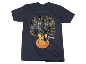 Gibson Gibson Played By The Greats Vintage T-Shirt Medium Charcoal Gibson Gibson Played By The Greats Vintage T-Shirt Medium Charcoal